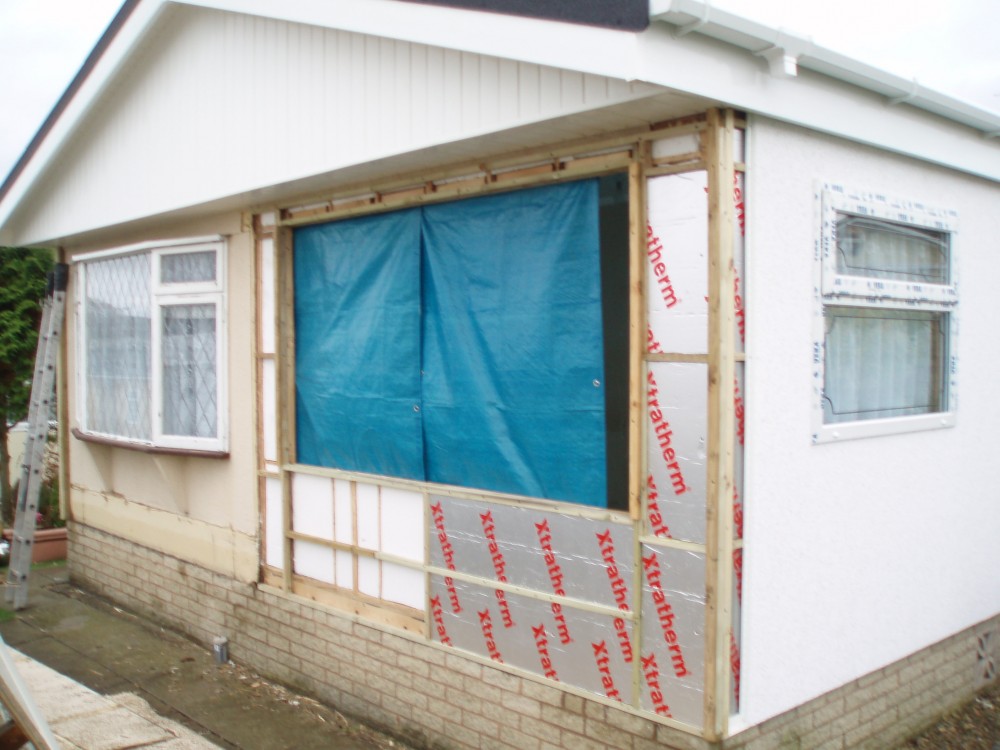 Park Home Refurbishment Traditional Textured External Park Home Refurbishment Traditional Textured External